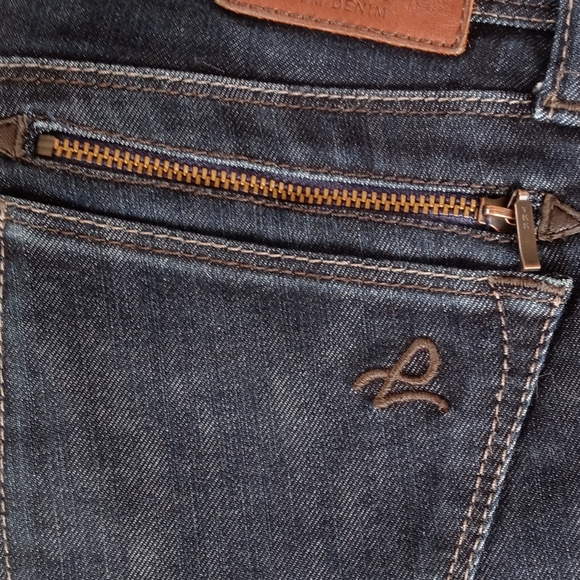 Women's DL1961 Jessica dark wash skinny zip pocket 25 high-end denim - Picture 8 of 15